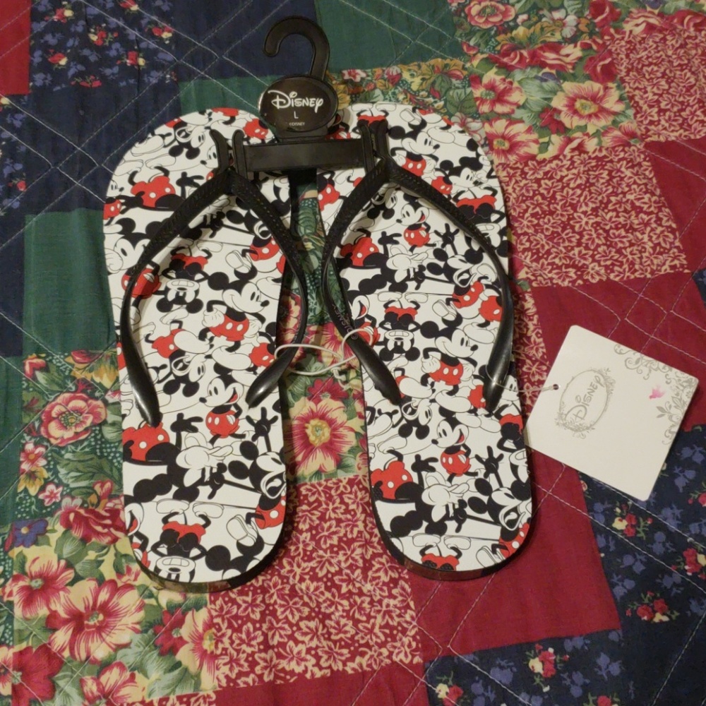 Brand New Disney Flip Flops.